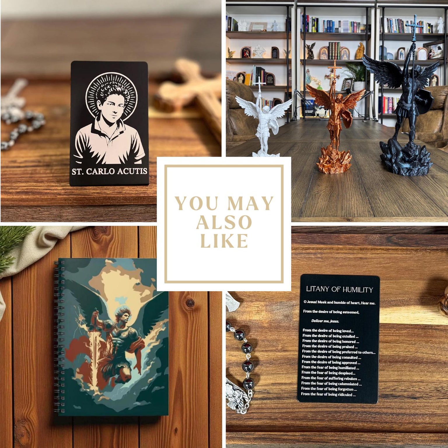 St. Michael Premium Metal Prayer Card