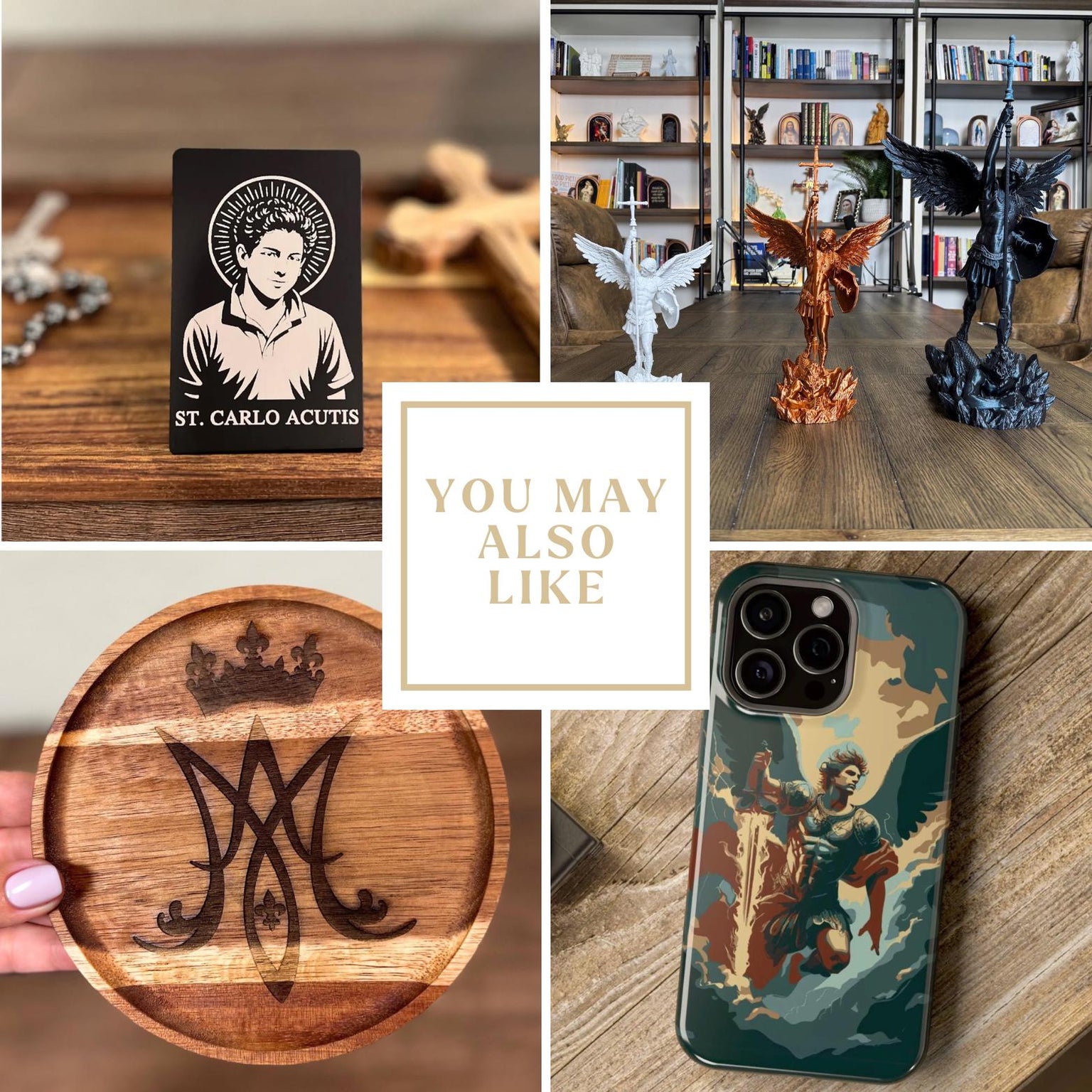 Litany of humility Premium Metal Prayer Card