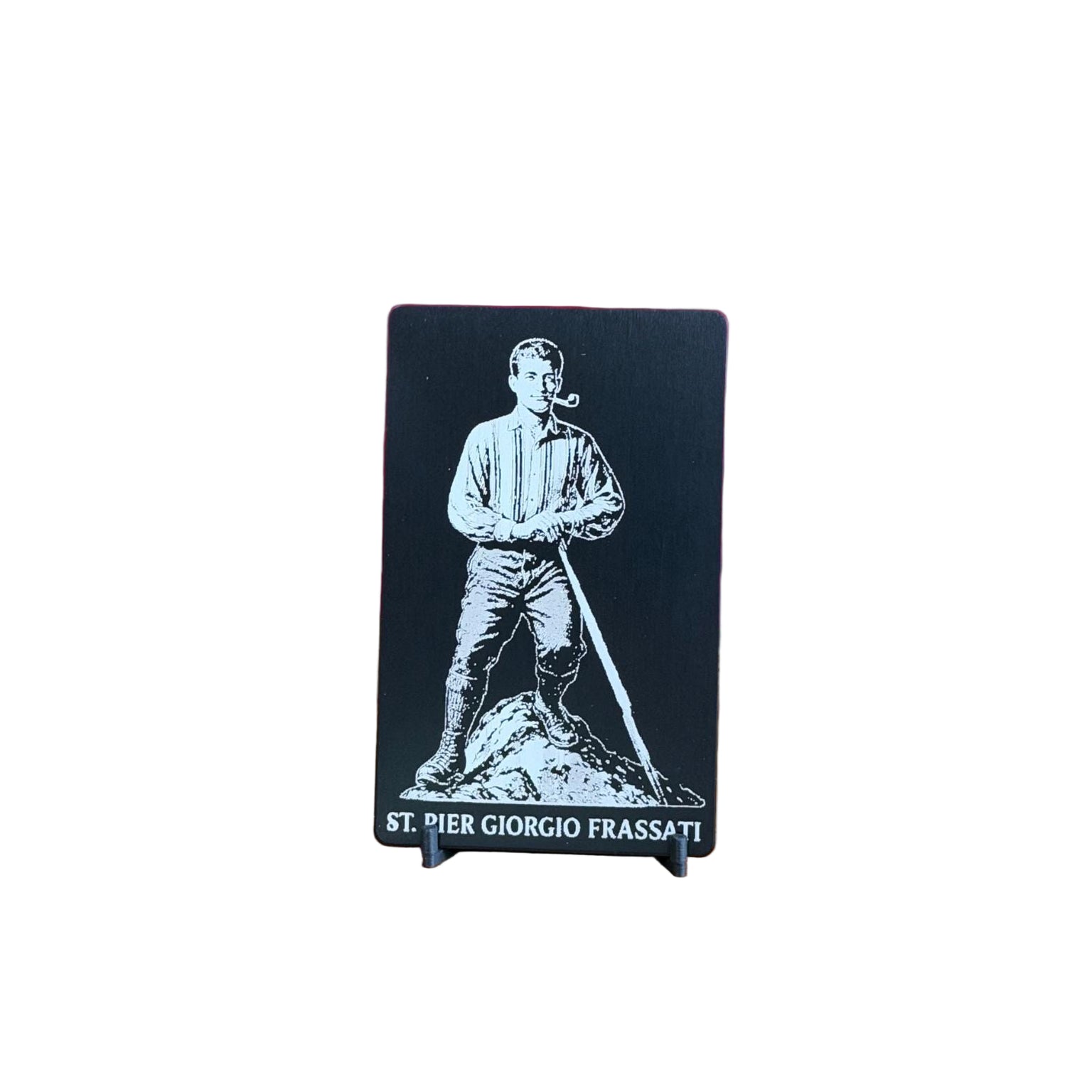St. Pier Giorgio Frassati Premium Metal Prayer Card