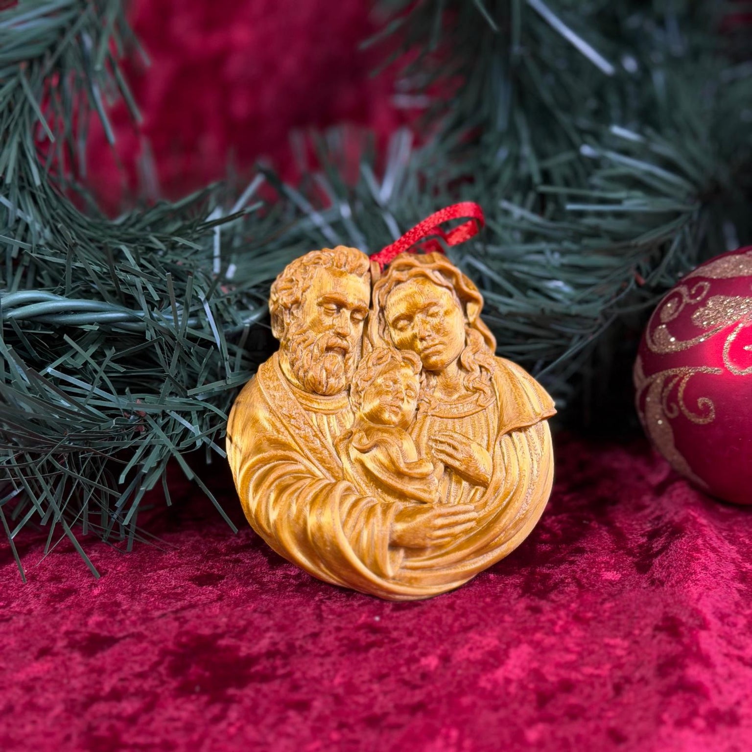 Holy Family Christmas Ornament