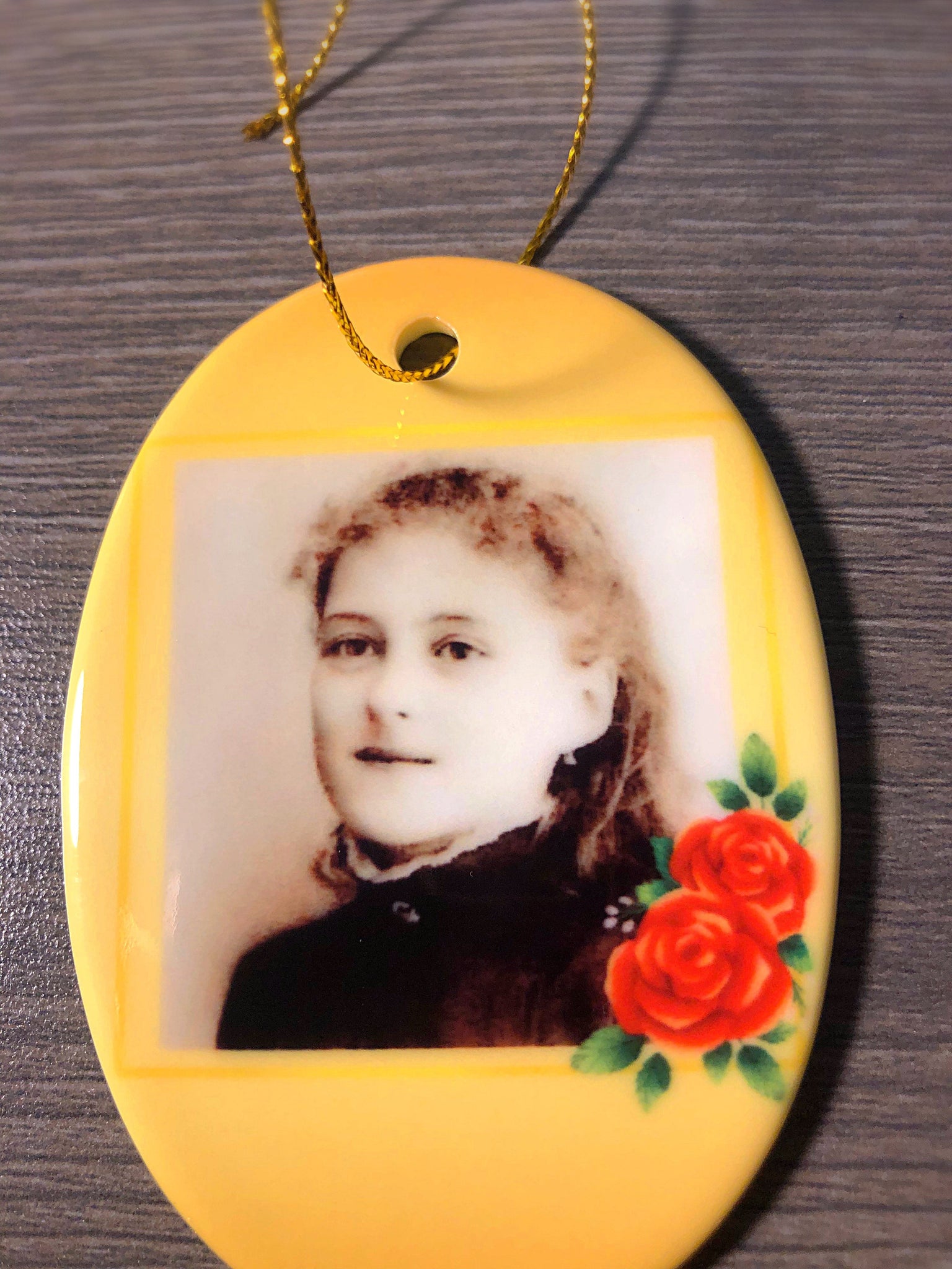 Saint Therese of Lisieux ceramic ornament