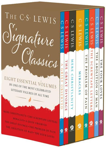 The C. S. Lewis Signature Classics (8-Volume Box Set): An Anthology of 8 C. S. Lewis Titles: Mere Christianity, the Screwtape Letters, Miracles, the Great