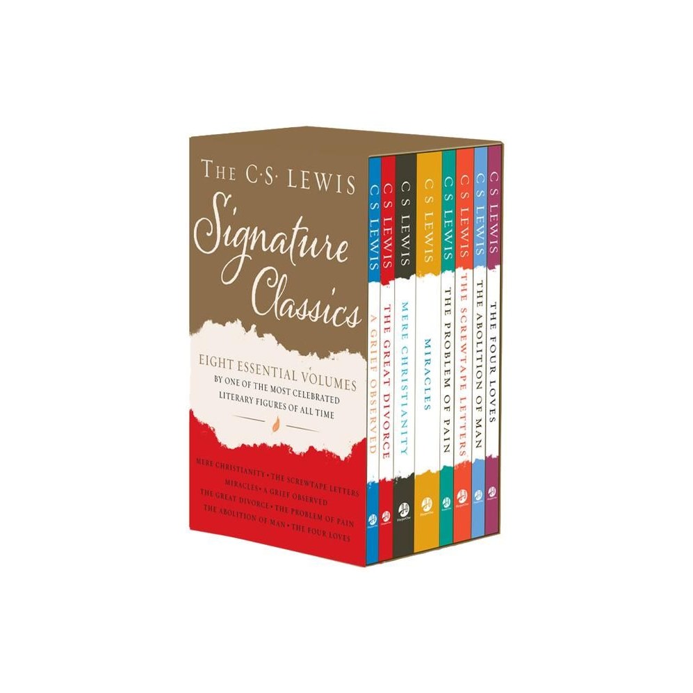 The C. S. Lewis Signature Classics (8-Volume Box Set): An Anthology of 8 C. S. Lewis Titles: Mere Christianity, the Screwtape Letters, Miracles, the Great