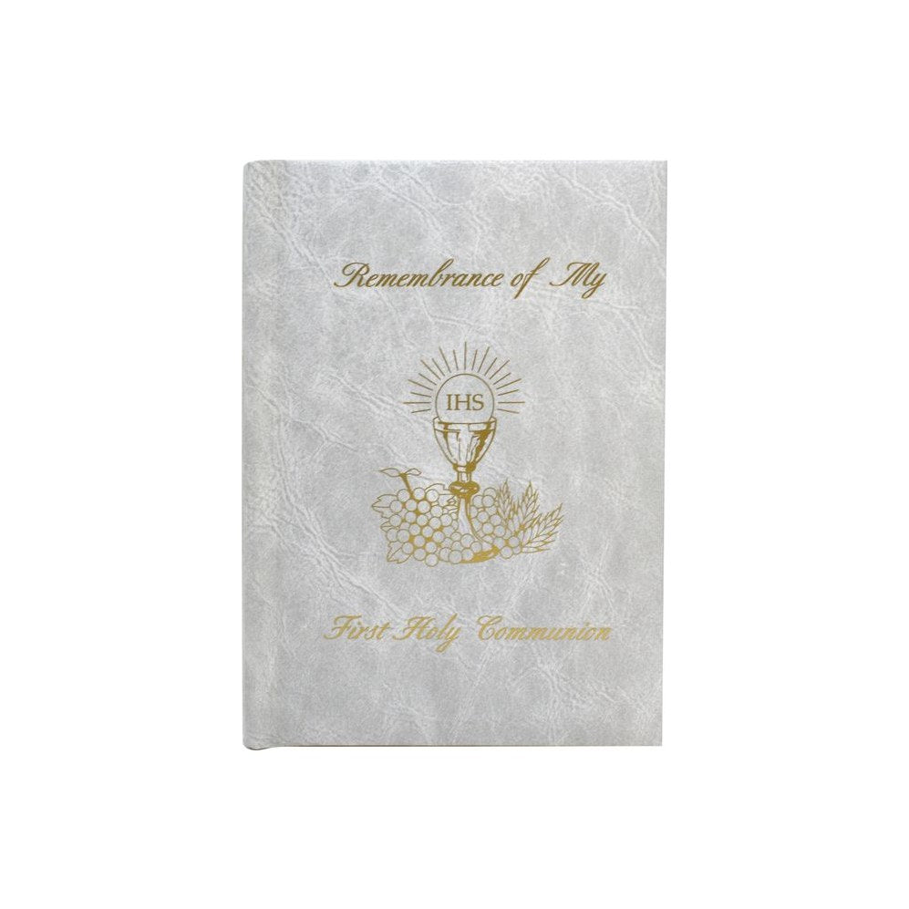 Remembrance of My First Holy Communion-Girl-White Edges: Marian Children's Mass Book
