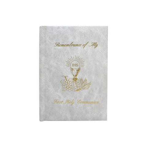 Remembrance of My First Holy Communion-Girl-White Edges: Marian Children's Mass Book