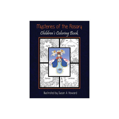Mysteries of the Rosary: Children's Coloring Book