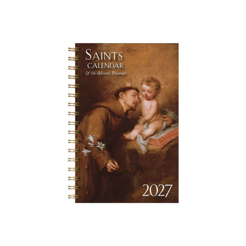2027 Saints Calendar and Planner