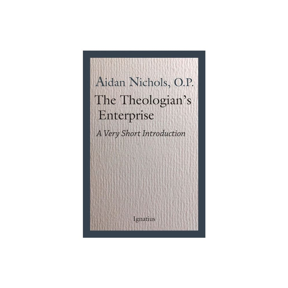 The Theologian's Enterprise: A Very Short Introduction