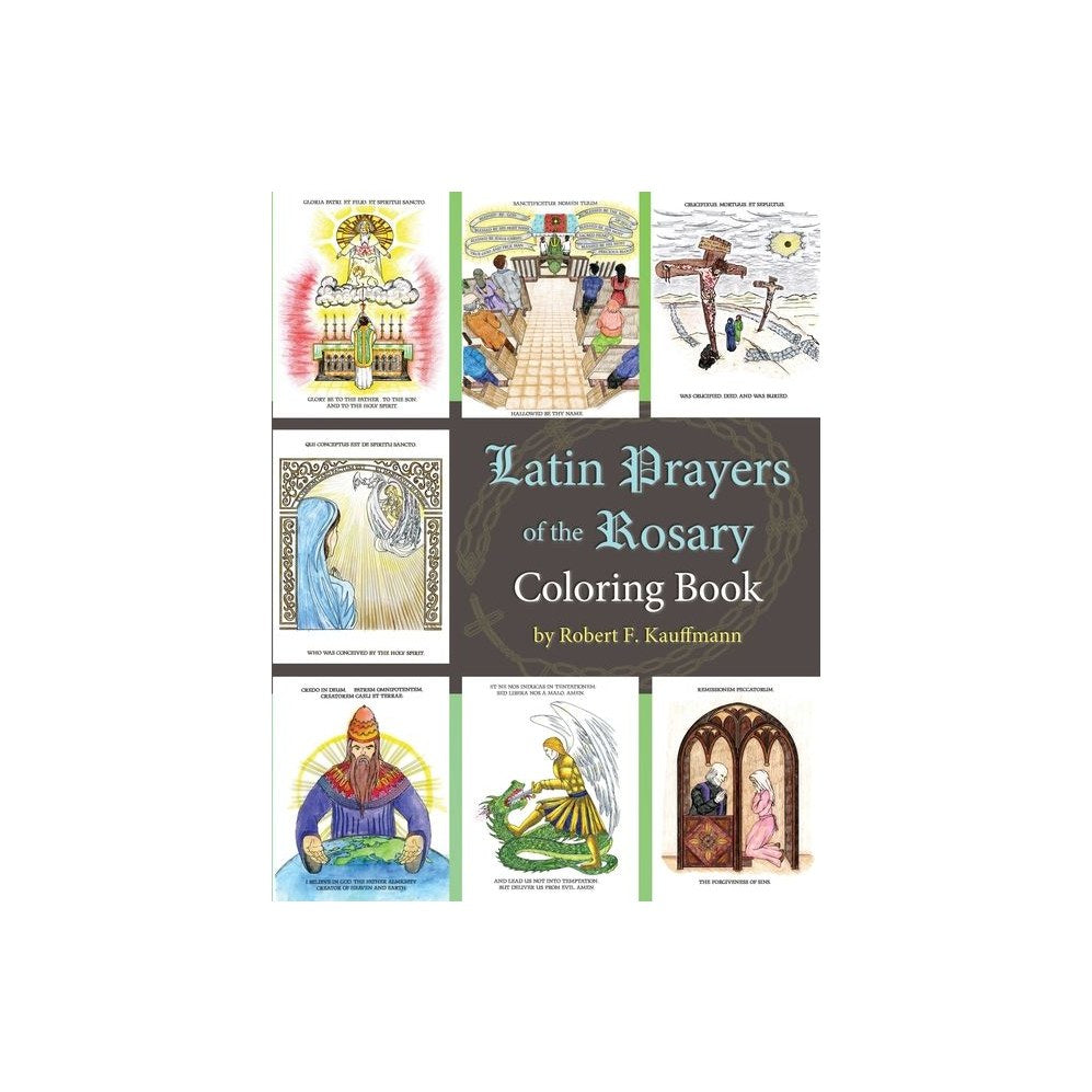 Latin Prayers of the Rosary Coloring Book