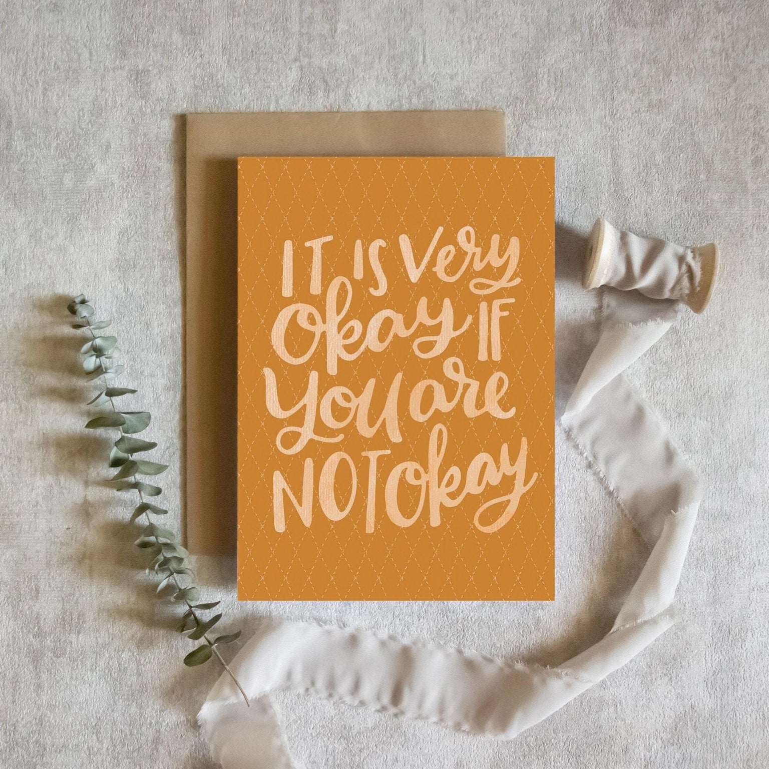 It is Very Okay if You Are Not Okay Card