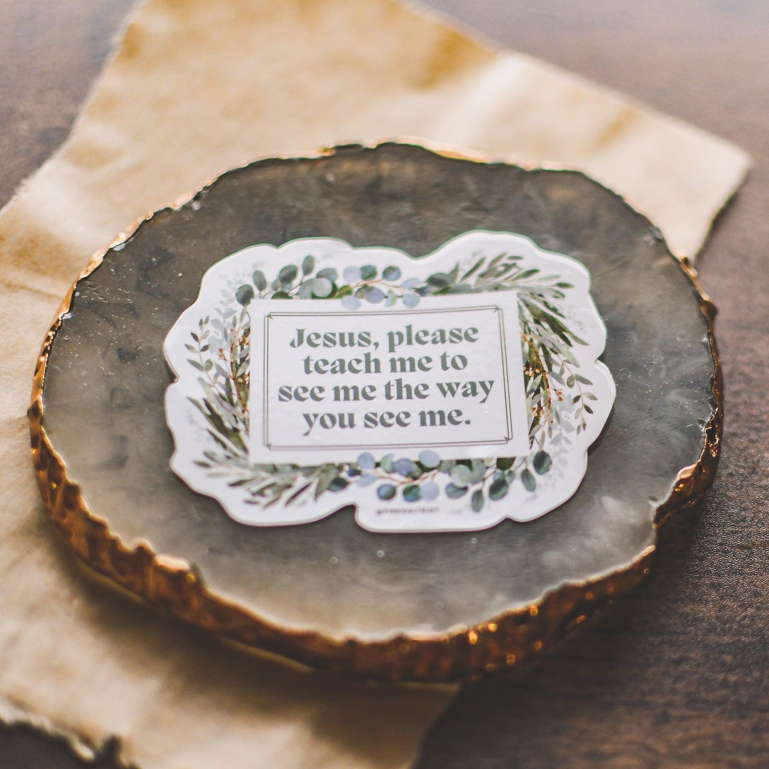 Jesus Teach Me Mirror Cling