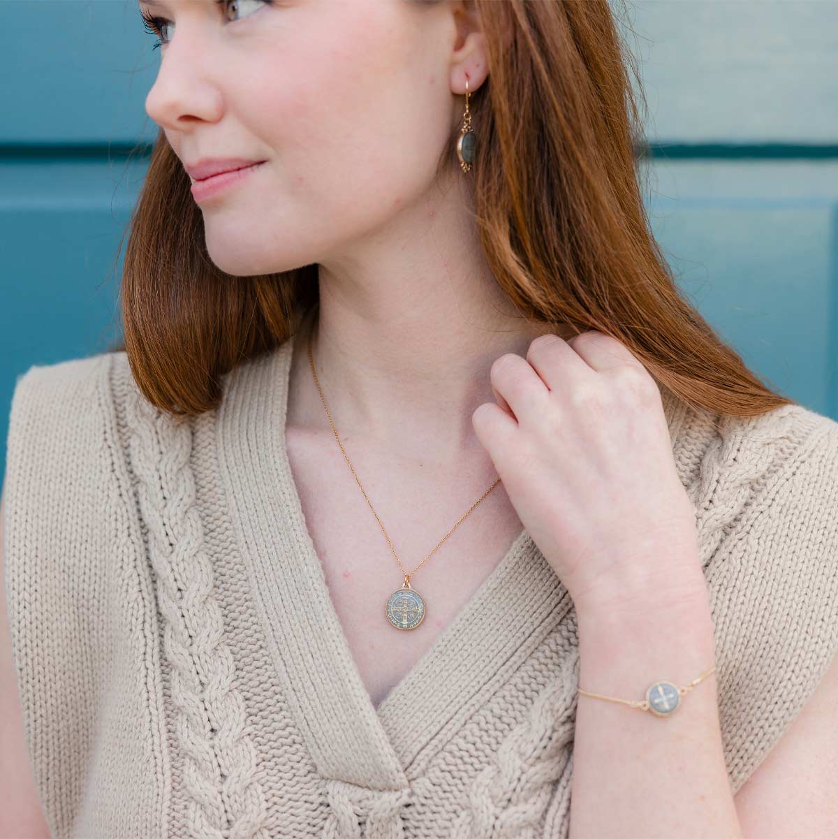 Jubilee Medal of St. Benedict Necklace