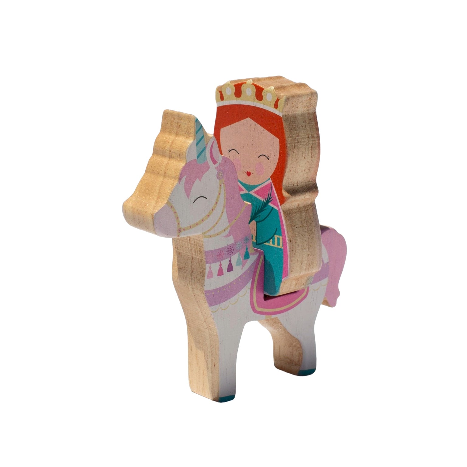 St. Justina of Padua & Unicorn Wooden Set