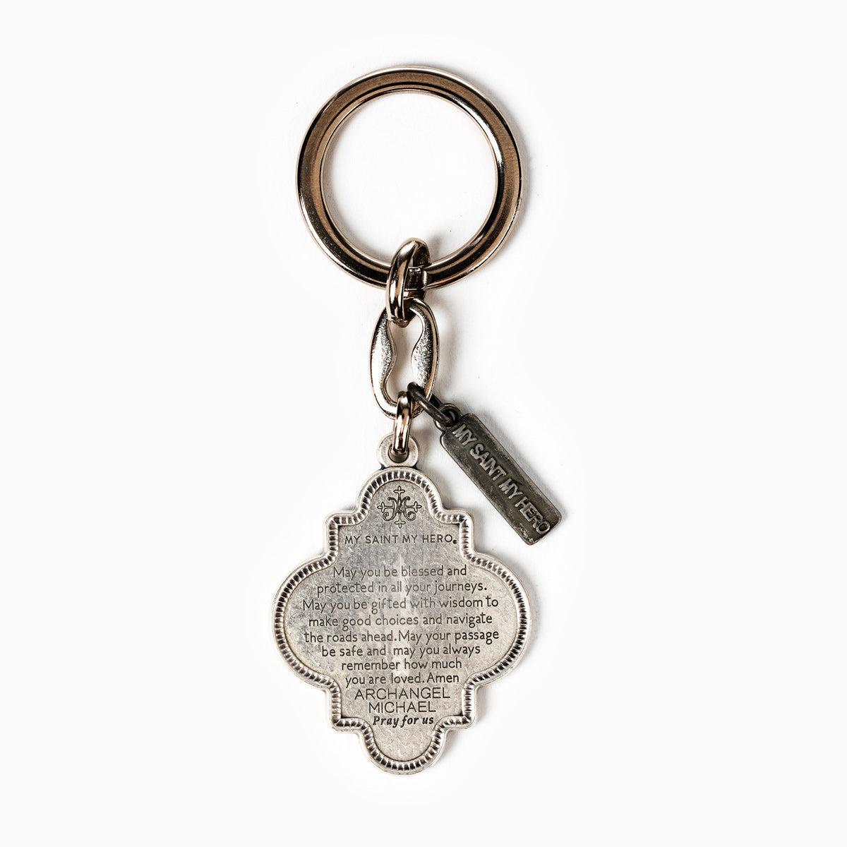 Archangel Michael Armor of Protection Key Ring