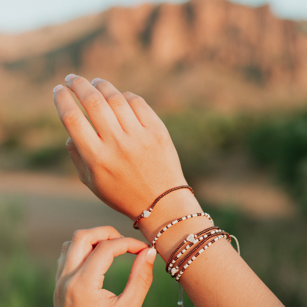 LOVE Morse Code Bracelet