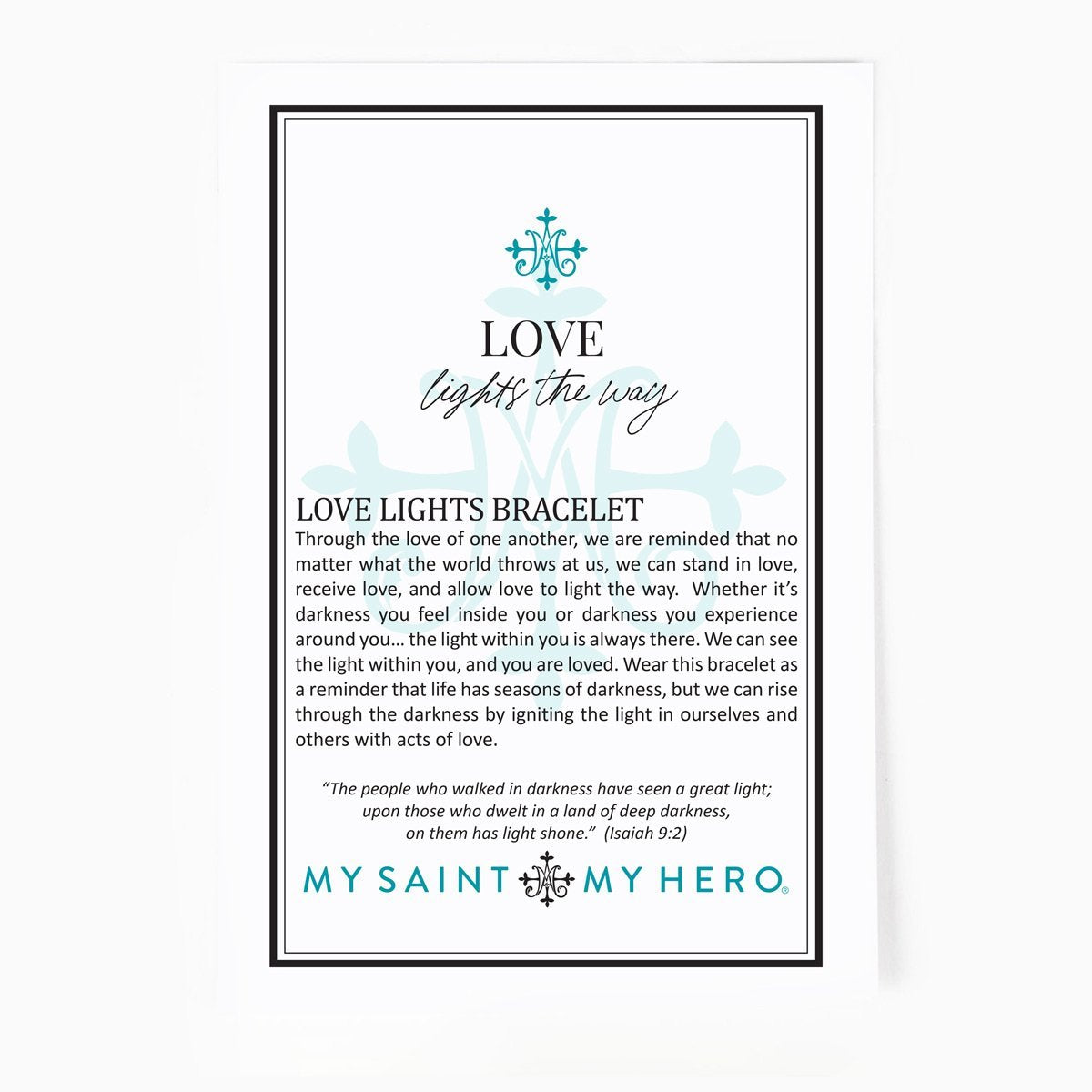 Love Lights the Way - St. Amos Crystal Pearl Bracelet