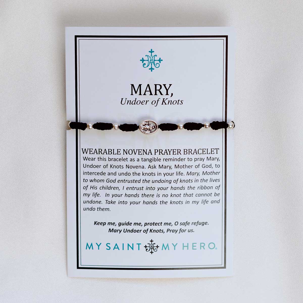 Mary Undoer of Knots Bracelet