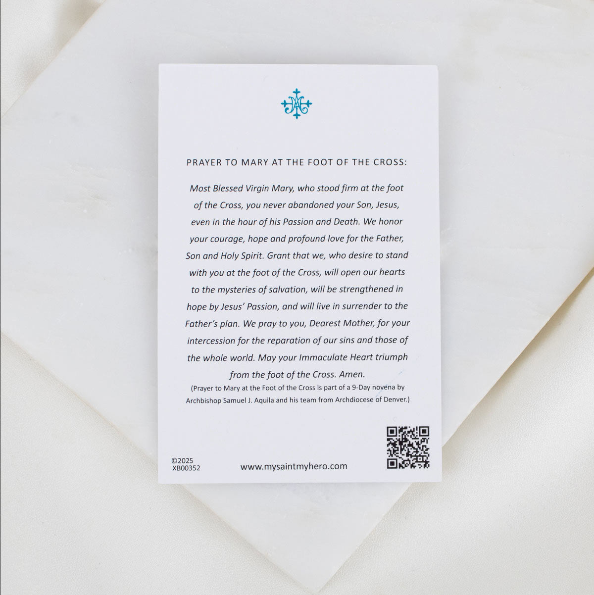 Mary's Cross Bracelet