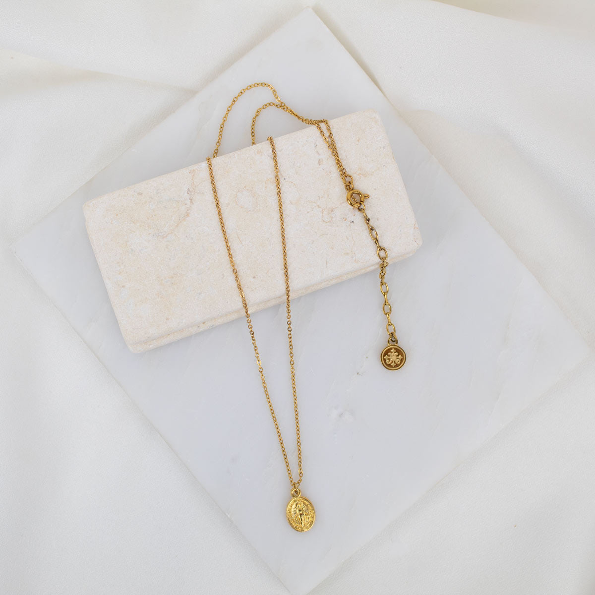 Miraculous Medal Petite Necklace