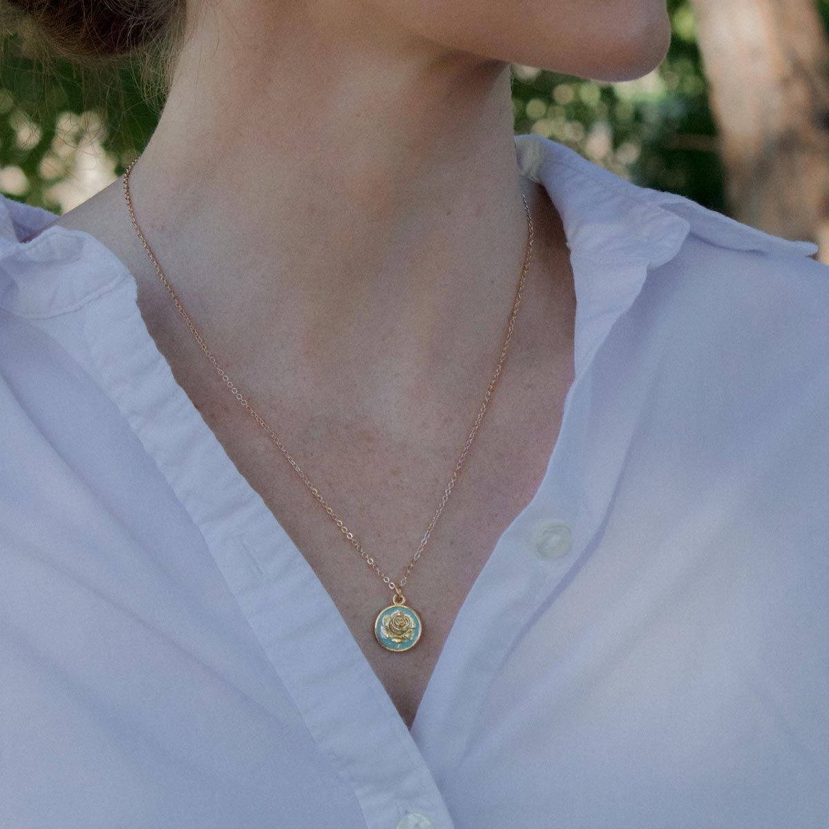 Miraculous Rose Necklace