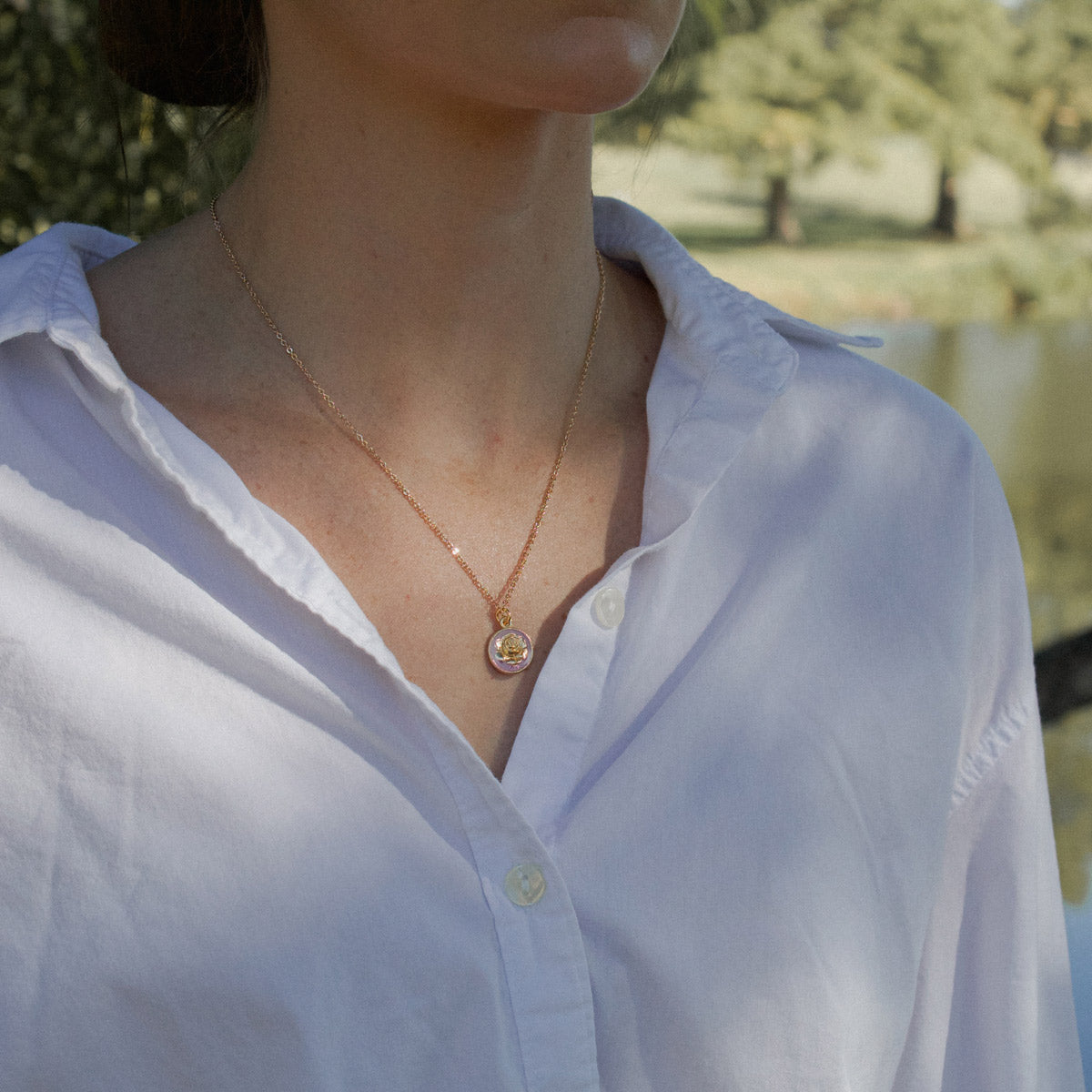 Miraculous Rose Necklace