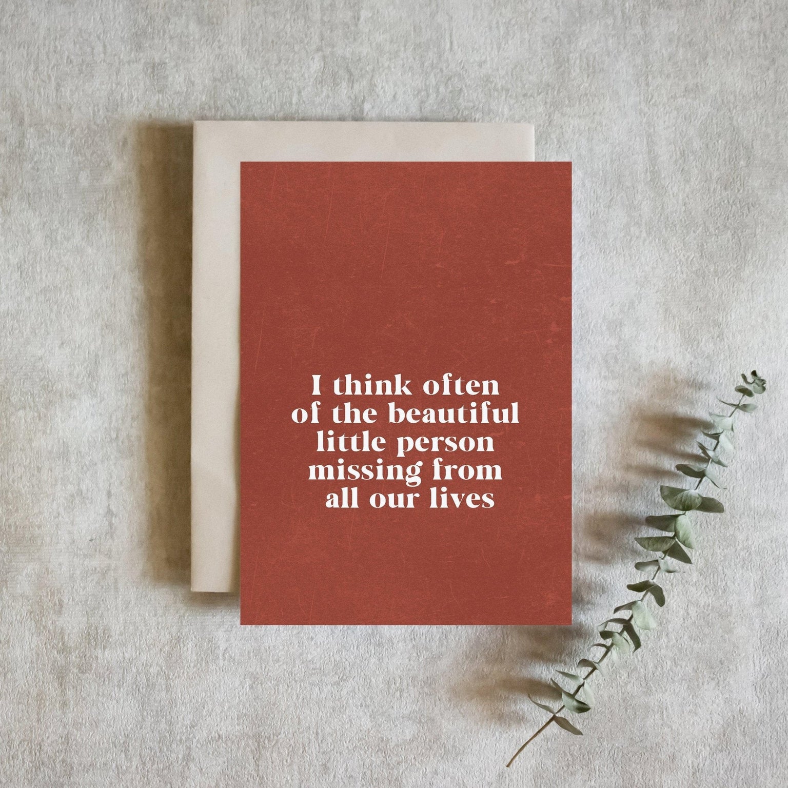 Miscarriage/Child Loss Anniversary Card