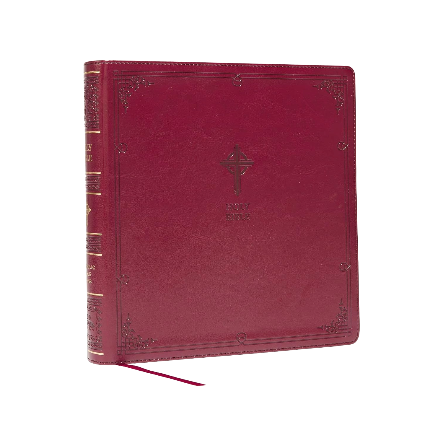 Nabre XL, Catholic Edition, Leathersoft, Burgundy, Comfort Print: Holy Bible