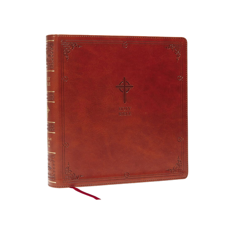 Nabre XL, Catholic Edition, Leathersoft, Brown, Comfort Print: Holy Bible