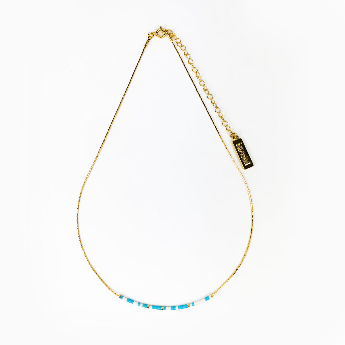 Peace Be With You Morse Code Necklace