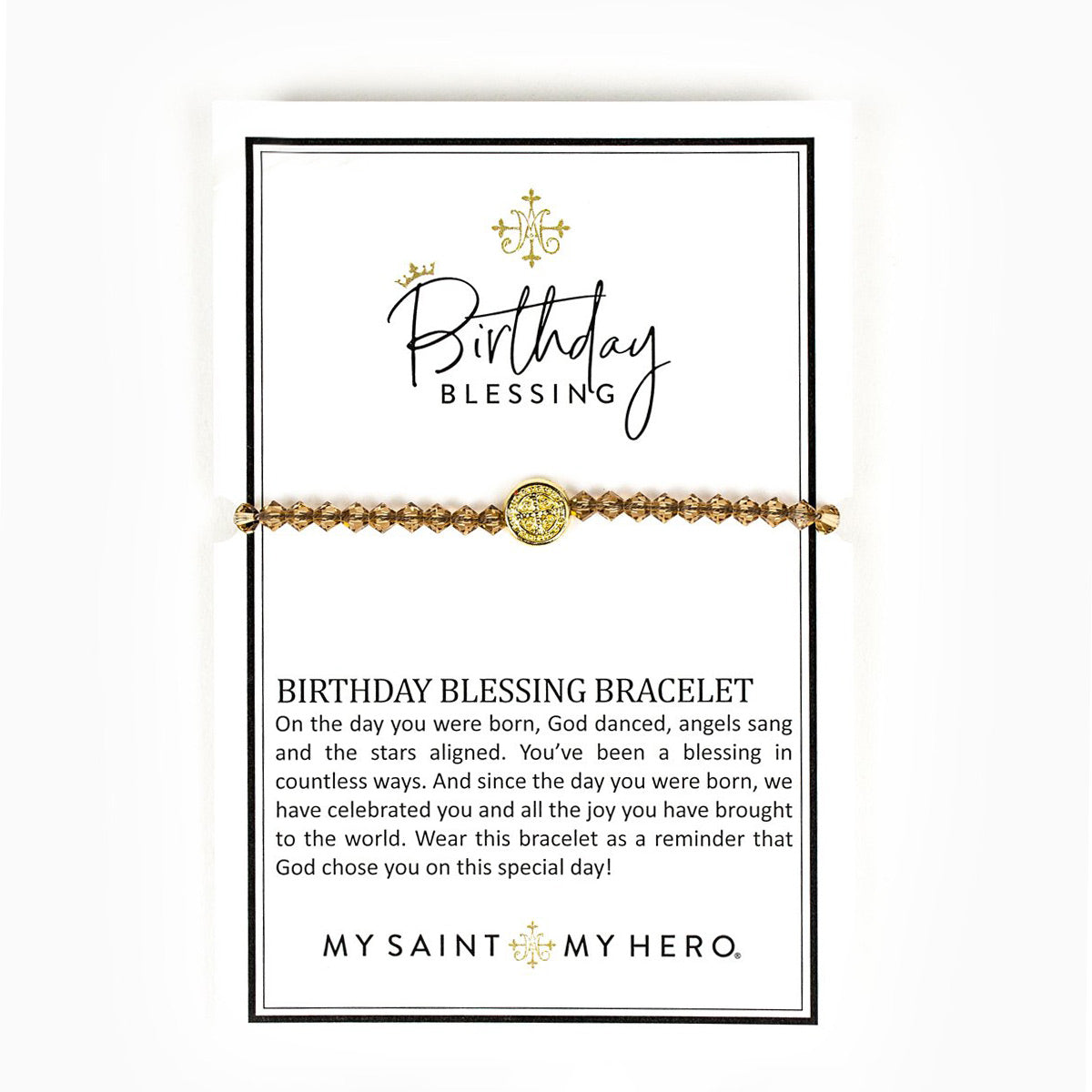 Crystal Birthday Blessing Bracelets