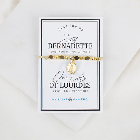Saint Bernadette of Lourdes Little Saints Bracelet