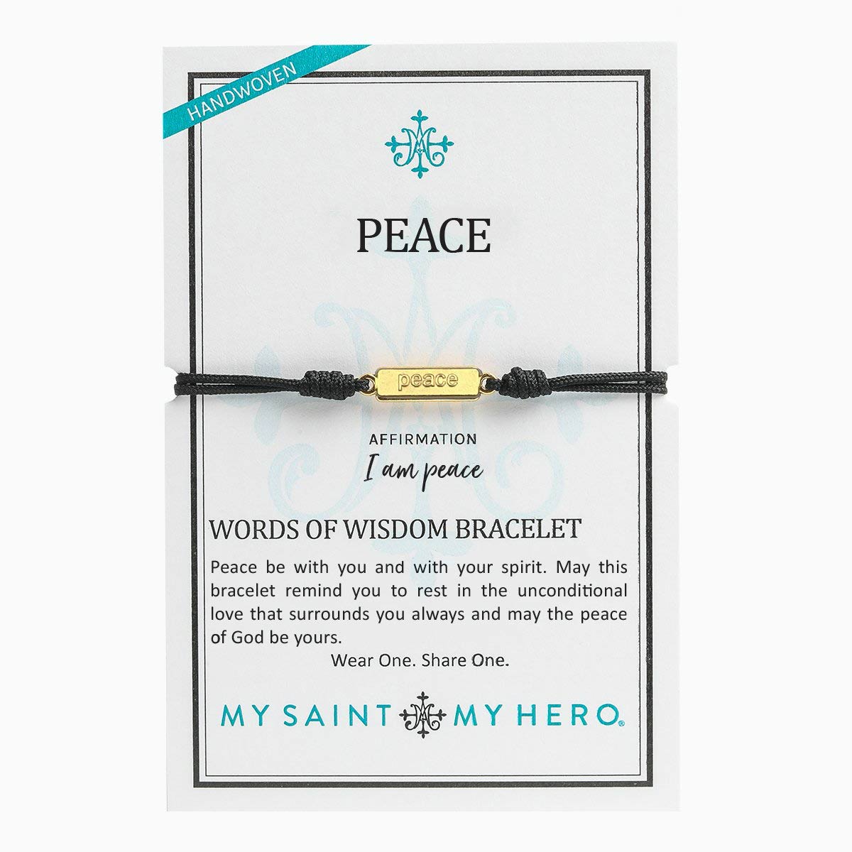 Peace - Words of Wisdom Bracelet