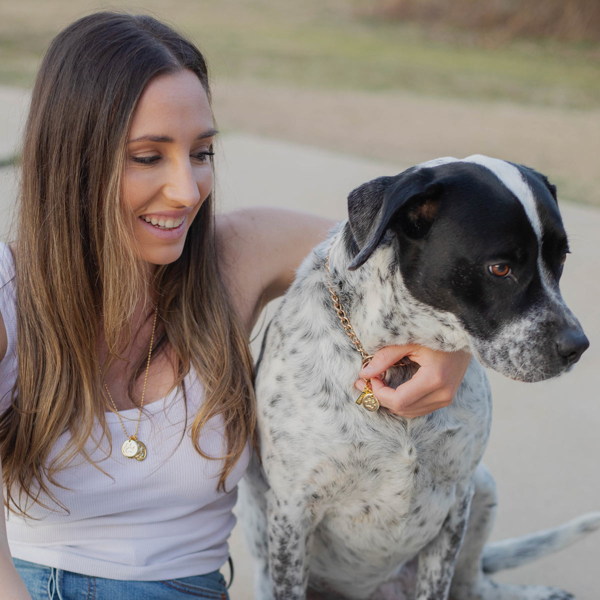 Pet Blessings Necklace & Pet Tag Set