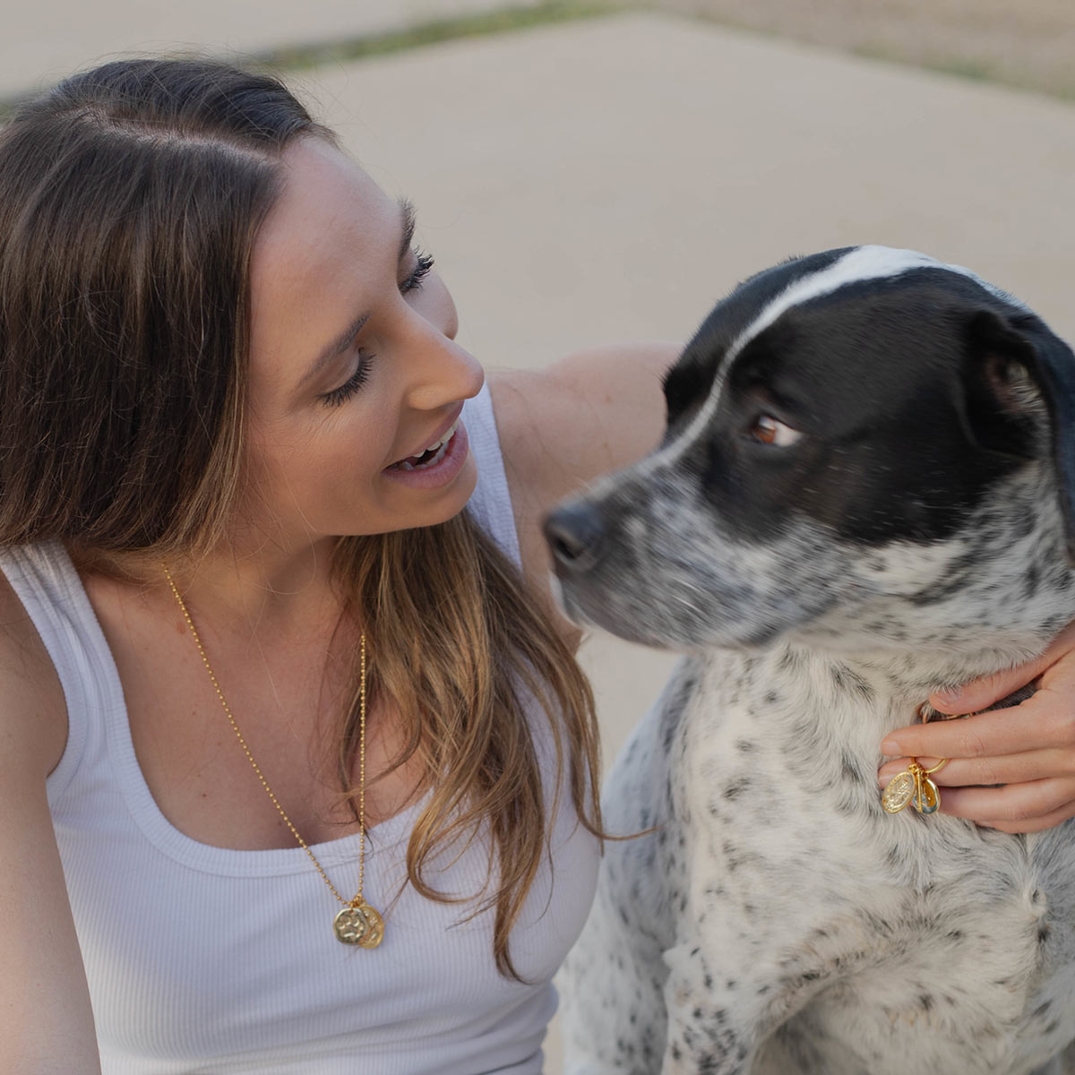 Pet Blessings Necklace & Pet Tag Set