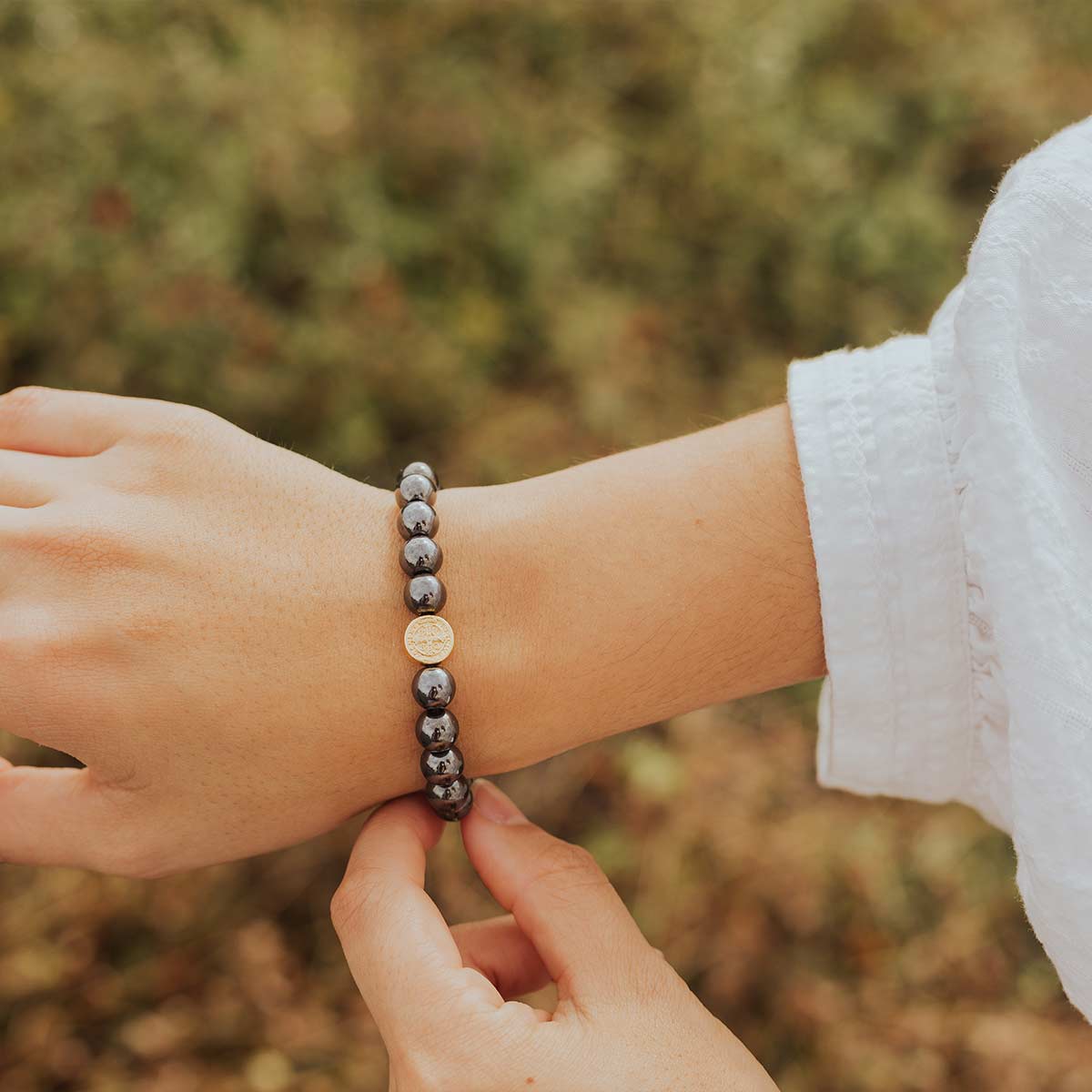 Strength Hematite Power Bracelet