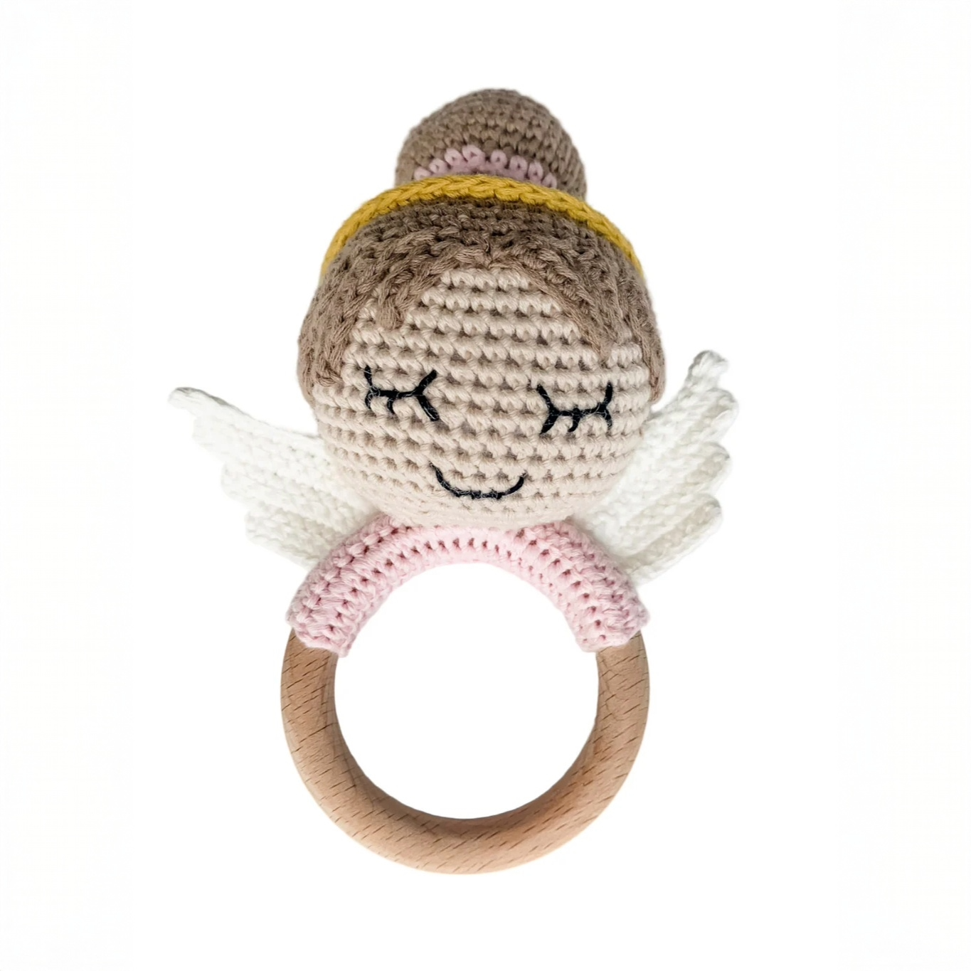 Guardian Angel Rattle (Girl)