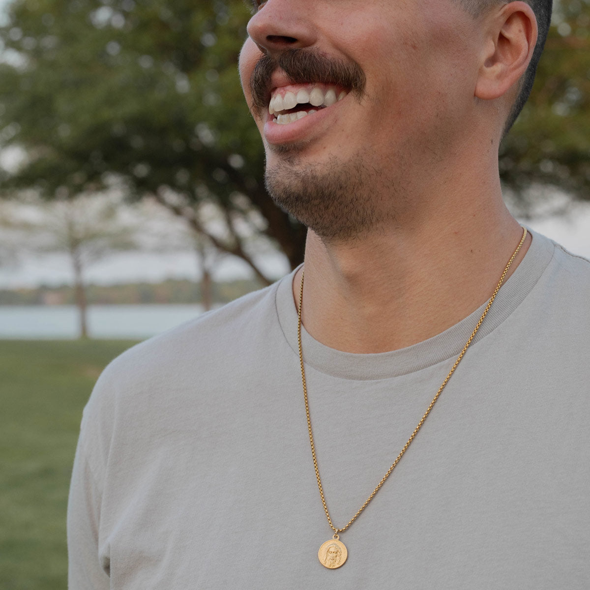 Seek Him Necklace for Men