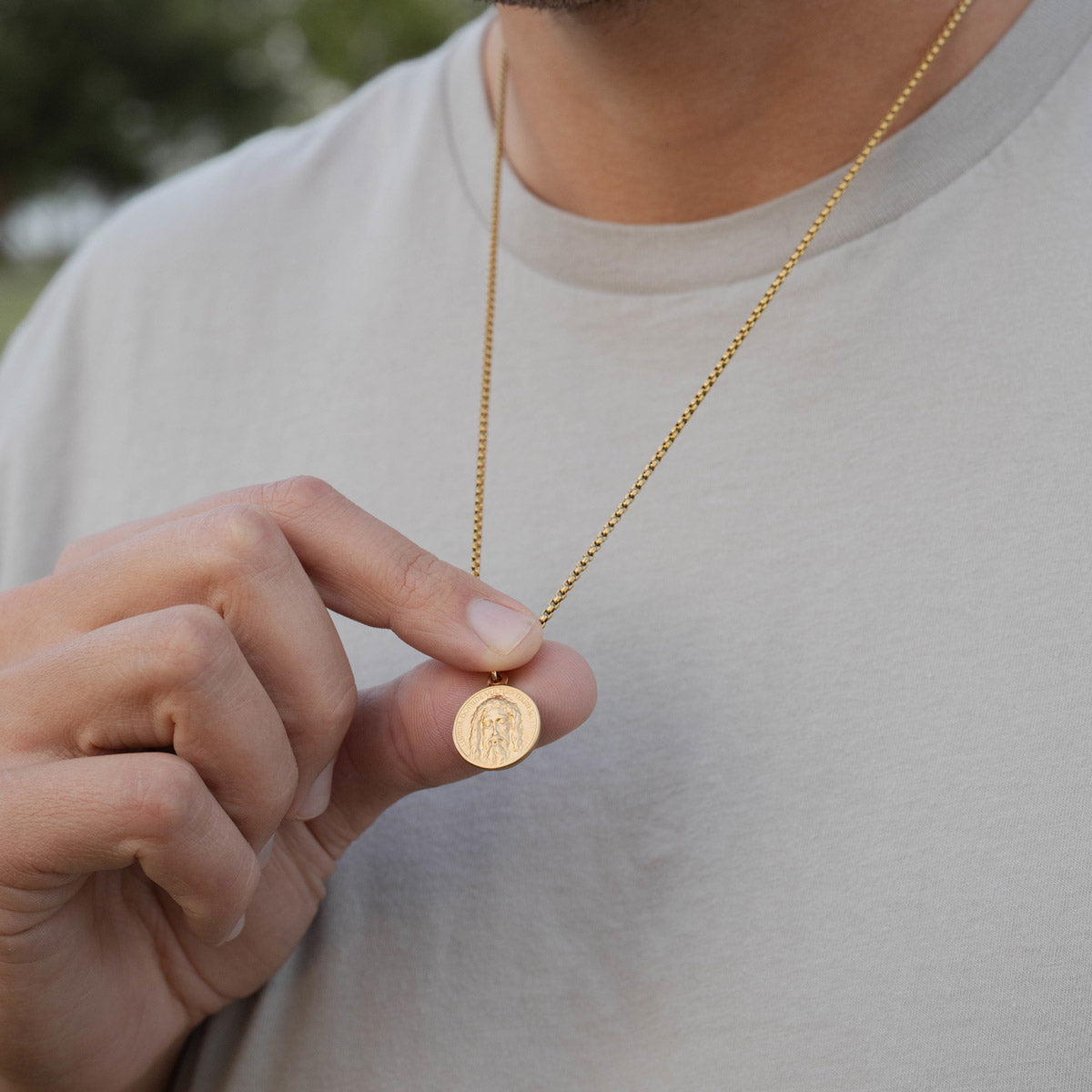 Seek Him Necklace for Men