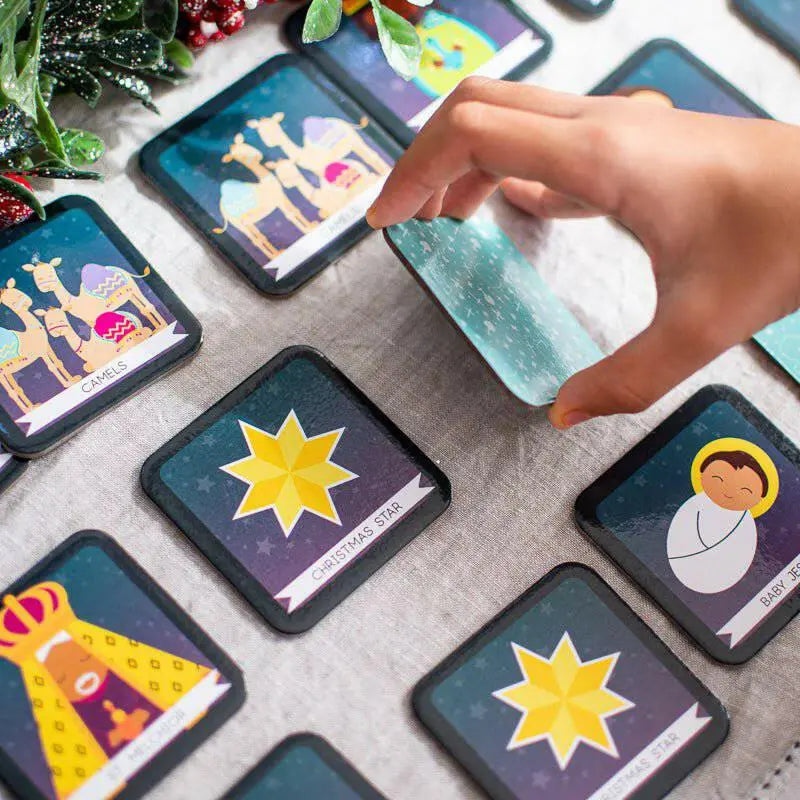 Christmas Nativity Memory Match Game