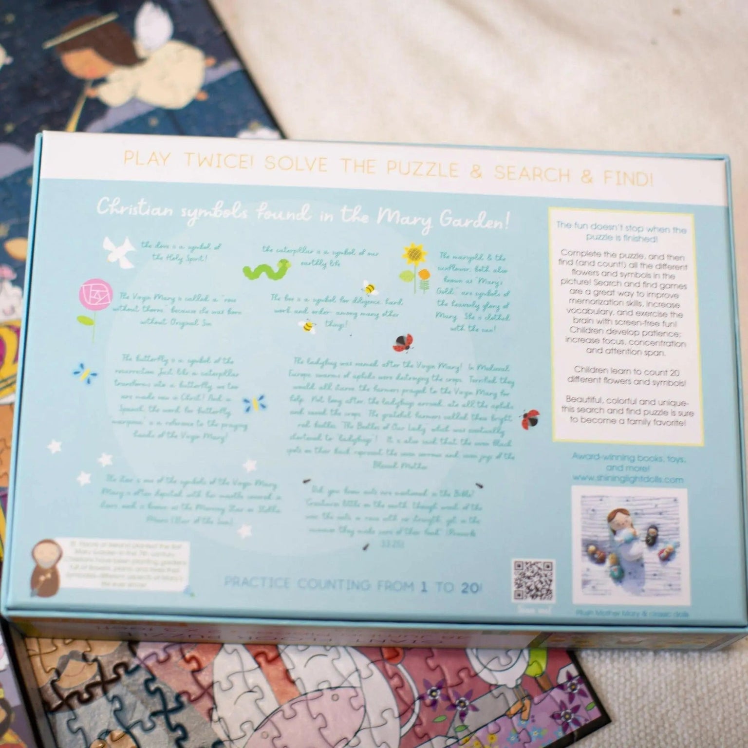 Mary Garden Counting Search & Find Giant Floor Puzzle 24" x 36"