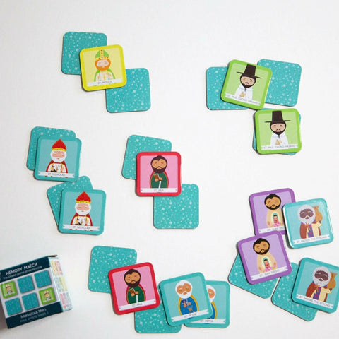 Memory Match Game- Marvelous Men Series 1