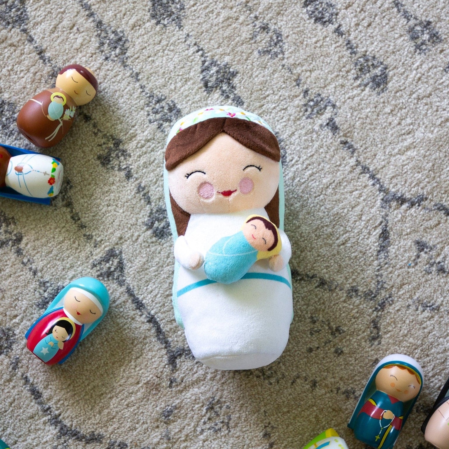 Mother Mary Plush Doll