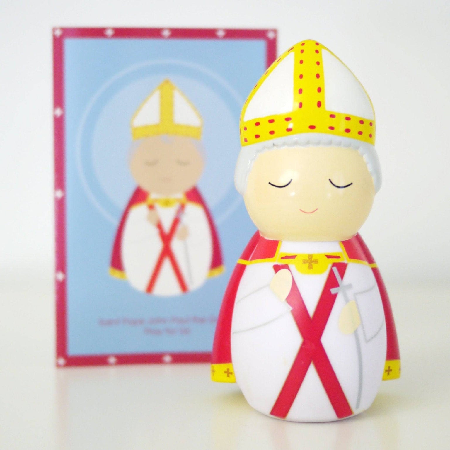 Saint Pope John Paul II "the Great" Shining Light Doll