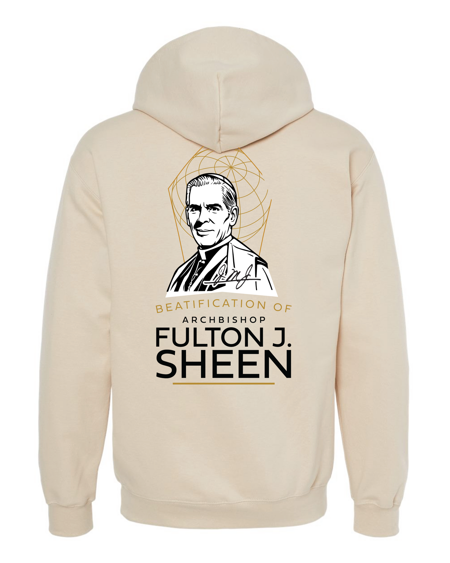Official Beatification of Fulton Sheen - Skyline Hooded Sweatshirt