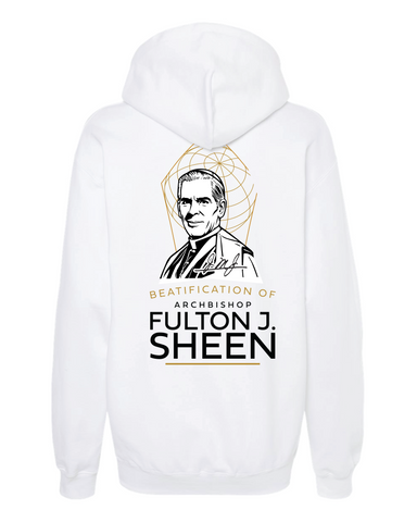 Official Beatification of Fulton Sheen - Skyline Hooded Sweatshirt