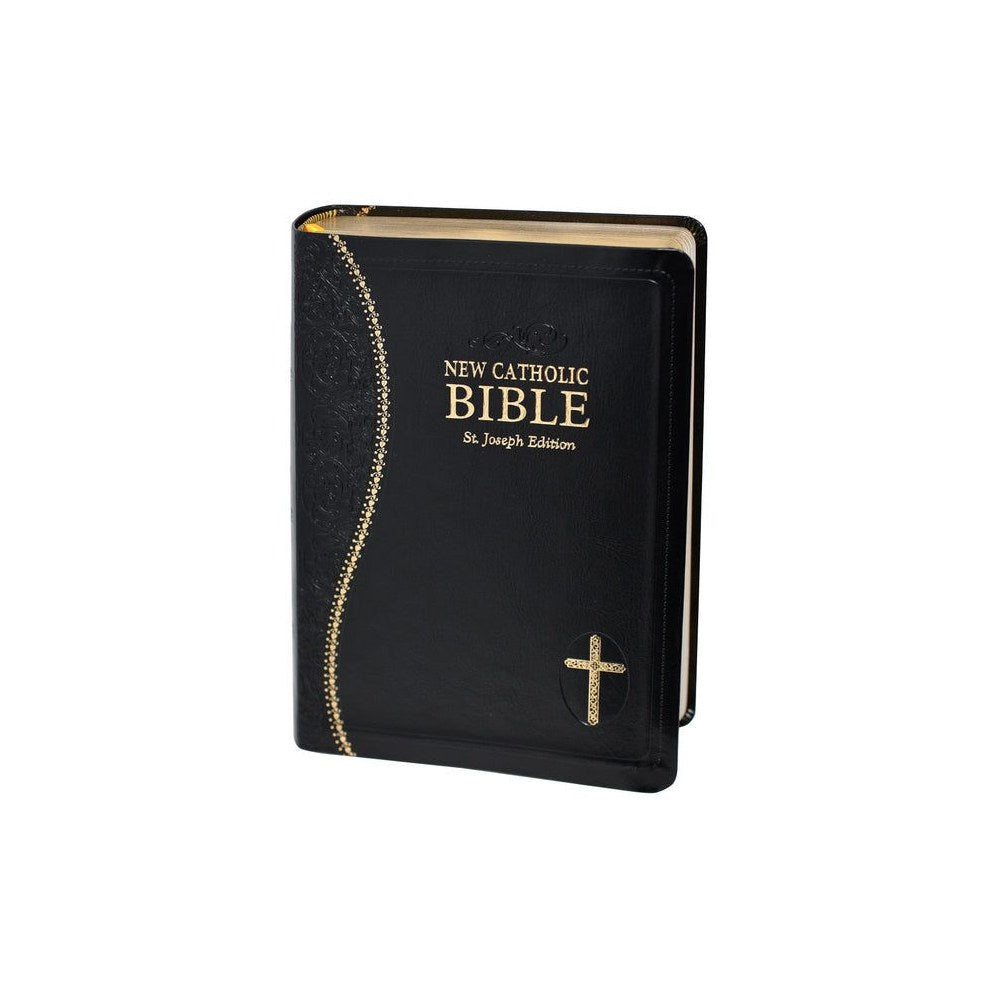 New Catholic Bible Medium Print Dura Lux (Black)
