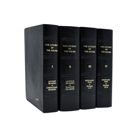 Liturgy of the Hours (Set of 4) (Leather)