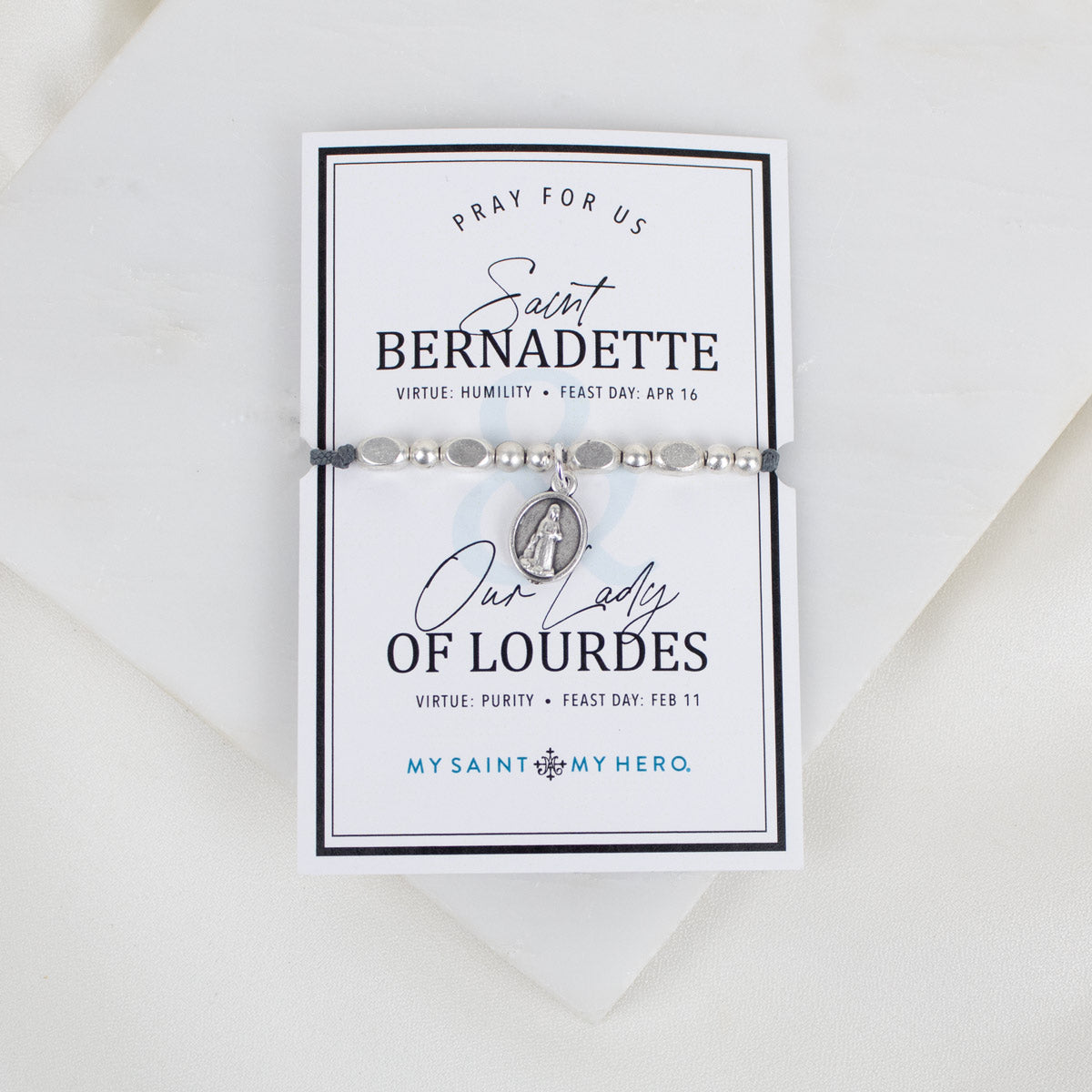 Saint Bernadette of Lourdes Little Saints Bracelet