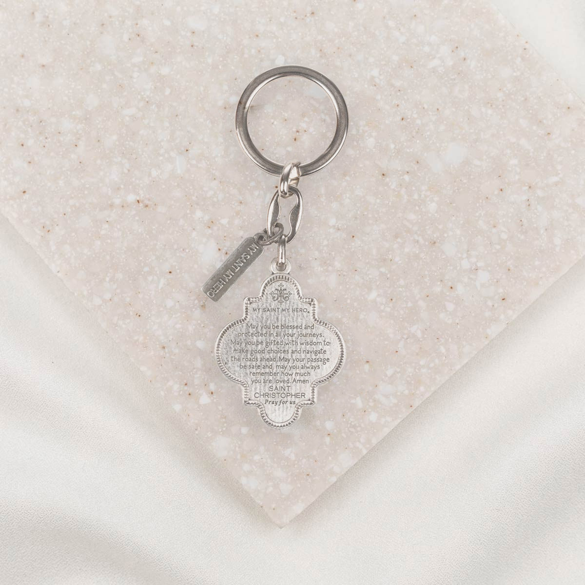Saint Christopher Travel Protection Key Ring