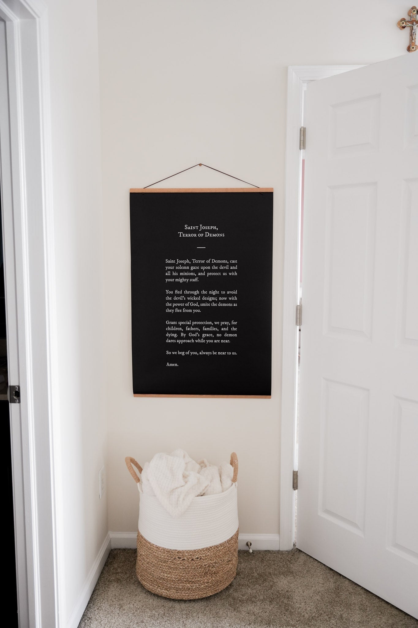 St. Joseph Terror of Demons Prayer Poster (2 Sizes)